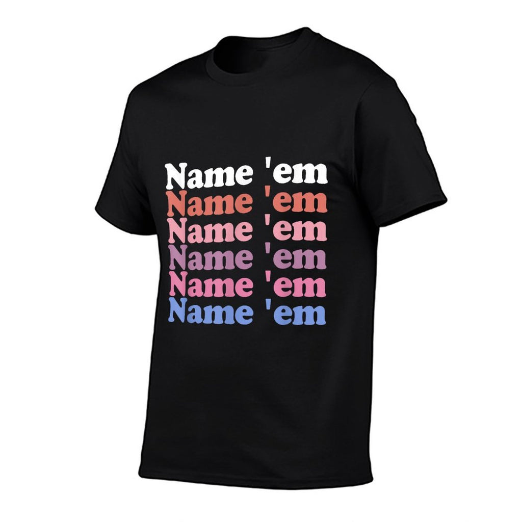 Name Em Stacked Text - Funny Sutton Statement Humorous Meme  Summer-ready Fabric T-Shirt
