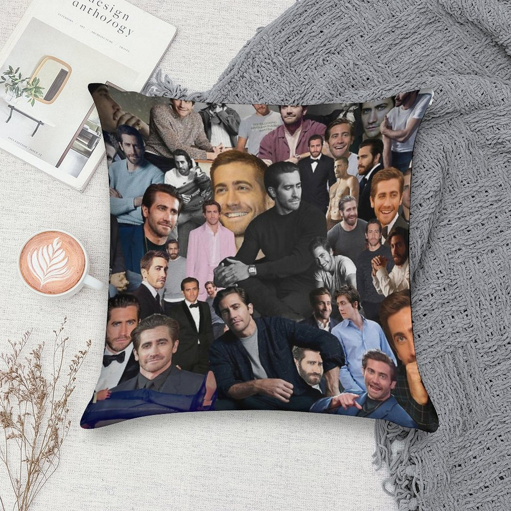 Jake Gyllenhaal Soft Warmth Comfort Throw Pillow