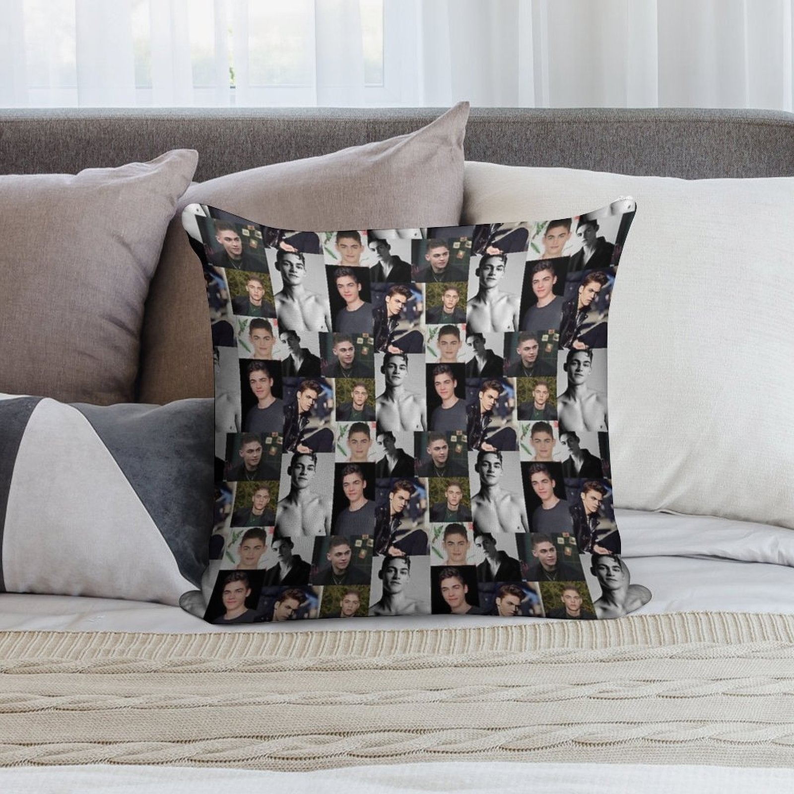 Hardin Scott Photo Edit Soft Reinforced Edging Throw Pillow