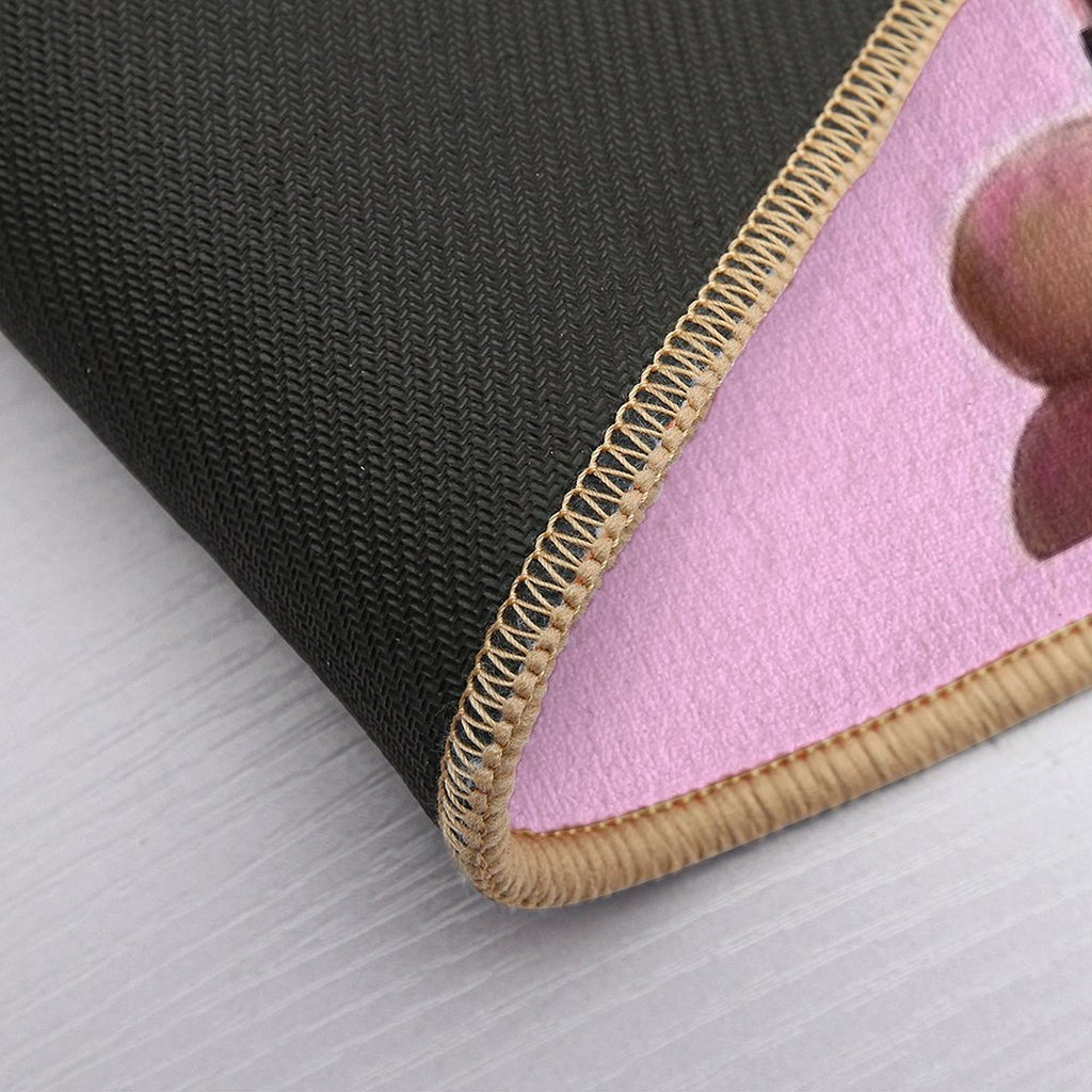 Lips Only I Am A God Crazy Pink  Absorbent Bath Mat
