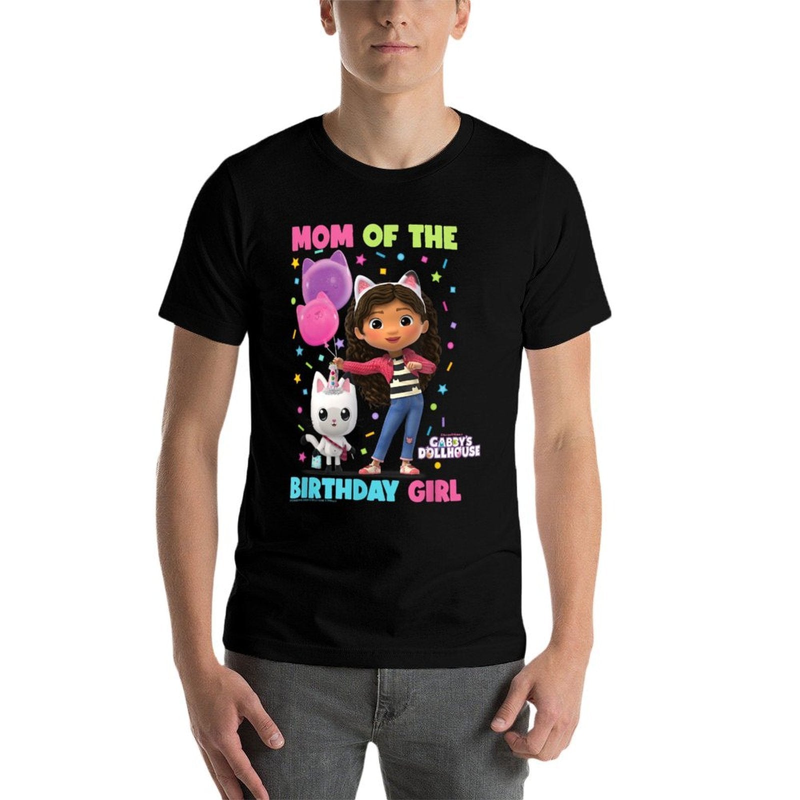 DreamWorks Gabby's Dollhouse Mom of The Birthday Girl  Odor-resistant T-Shirt