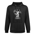 Devil Satan Goth Grunge Demon Gothic Woman Halloween Angel Kangaroo Pocket Hoodie