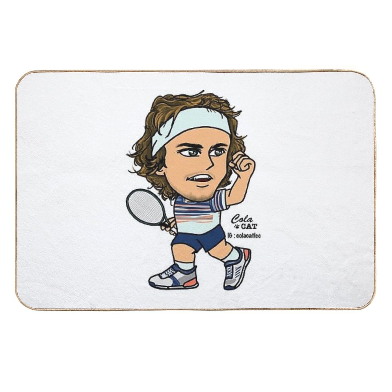 Alexander Zverev  Slip-Resistant Bath Mat