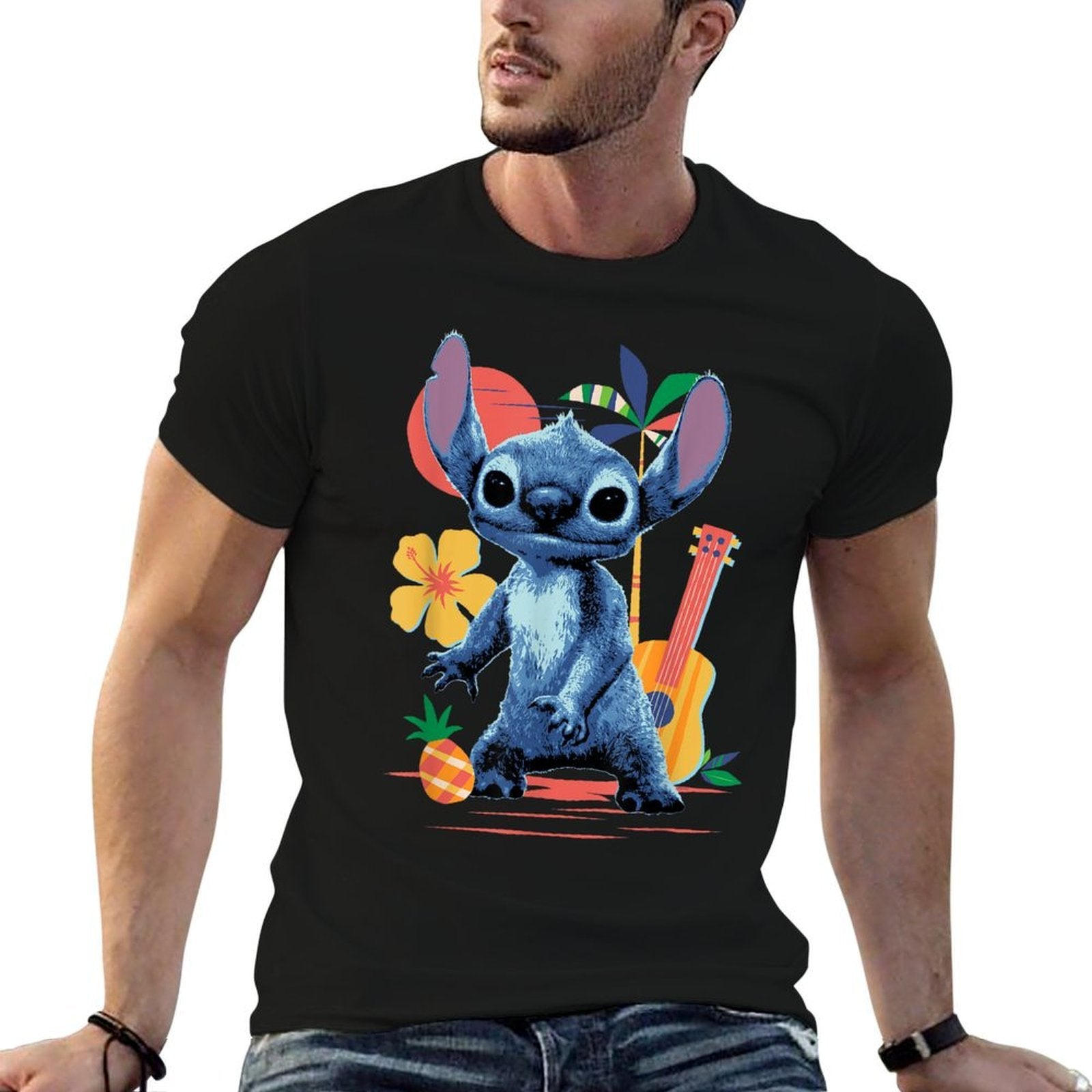 Disney Lilo & Stitch Live-Action Movie Musical Beach Fun  Classic T-Shirt