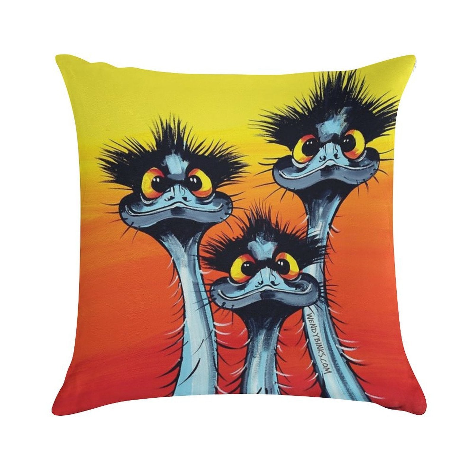 We Didn't Do It ! Soft Fade-Resistant Throw Pillow