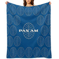 Pan Am  Pan American Airways  Classic Pattern Design Multi-functional Throw Blanket