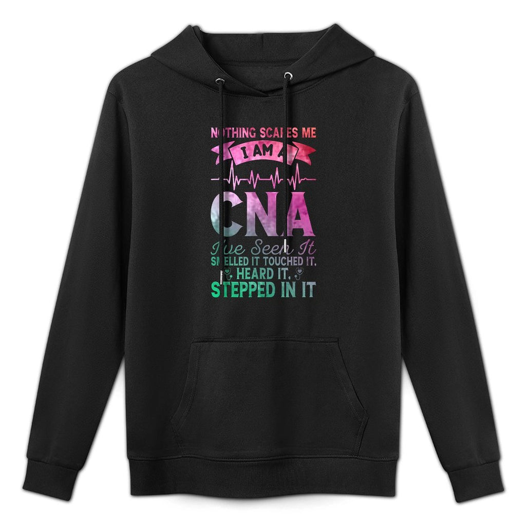 Nothing Scares Me CNA Nurse Job Lover Funny CNA Pilling-Resistant Hoodie