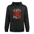 V Is For Video Games Funny Valentines Gamer Boy Men Kids Pilling-Resistant Hoodie