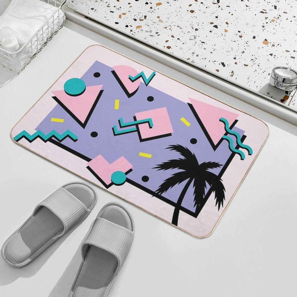 Memphis Pattern 22 - Retro 90s  80s  Multi-Purpose Bath Mat