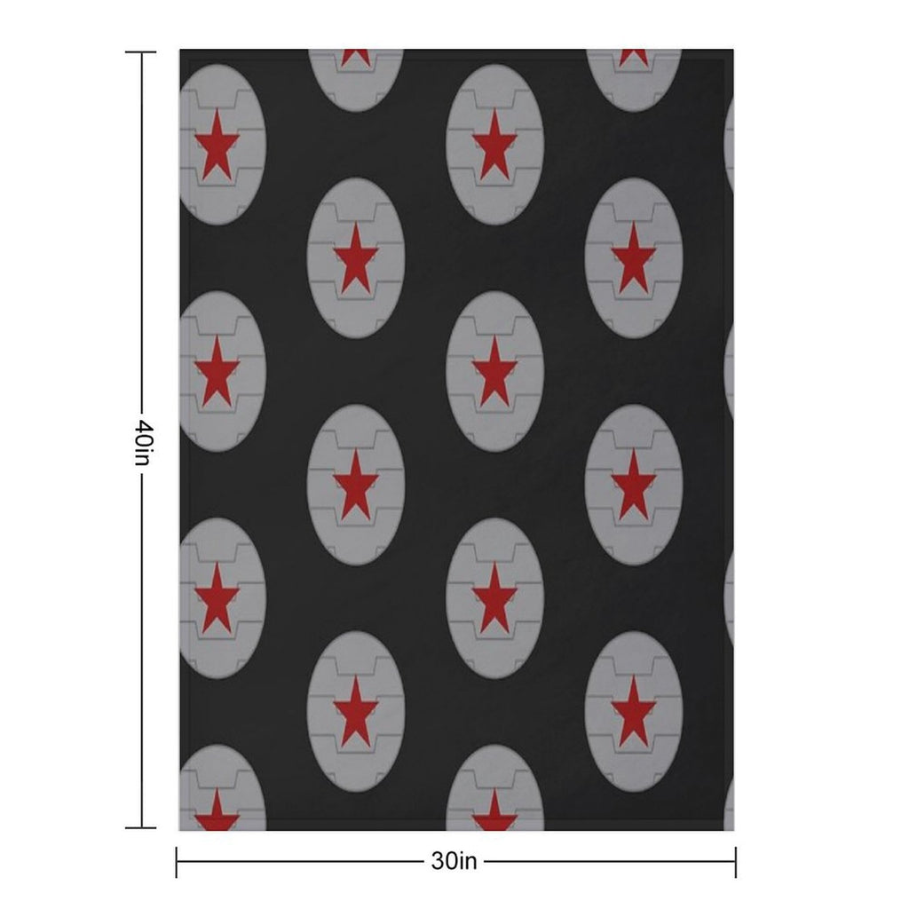 Winter Soldier Emblem Travel-friendly Throw Blanket