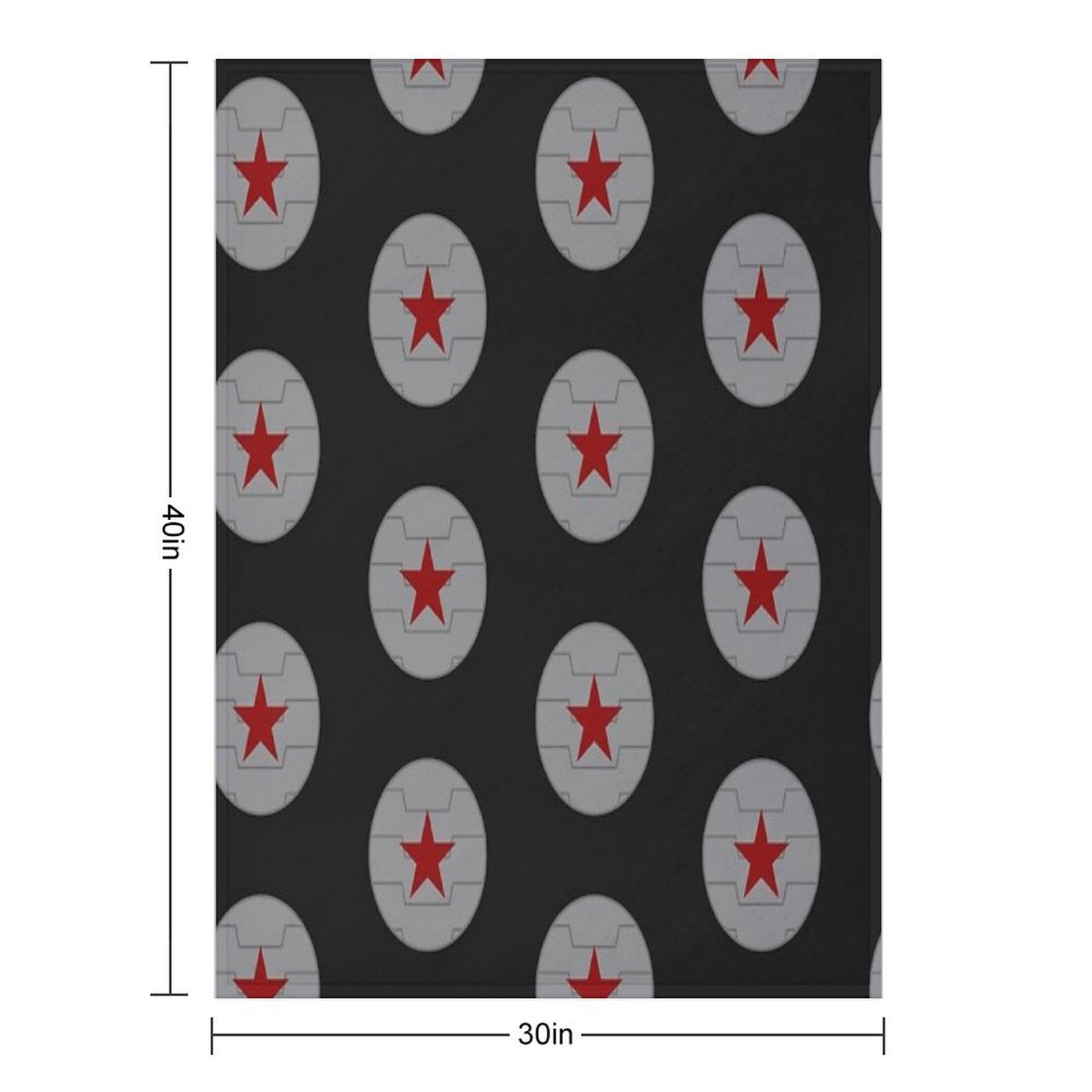 Winter Soldier Emblem Travel-friendly Throw Blanket