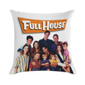 Full House Cast Soft Hidden Zipper Throw Pillow