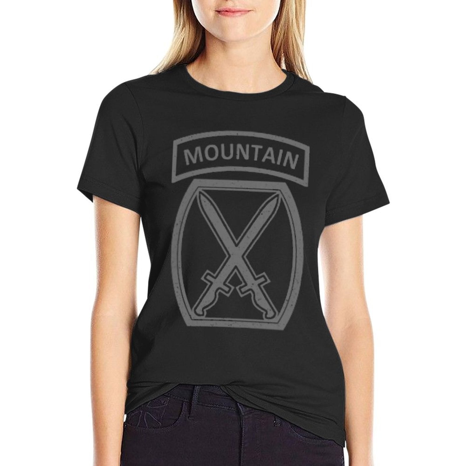 10TH MOUNTAIN DIVISION ARMY INFANTRY US USA VETERAN GRAY  Odor-resistant T-Shirt