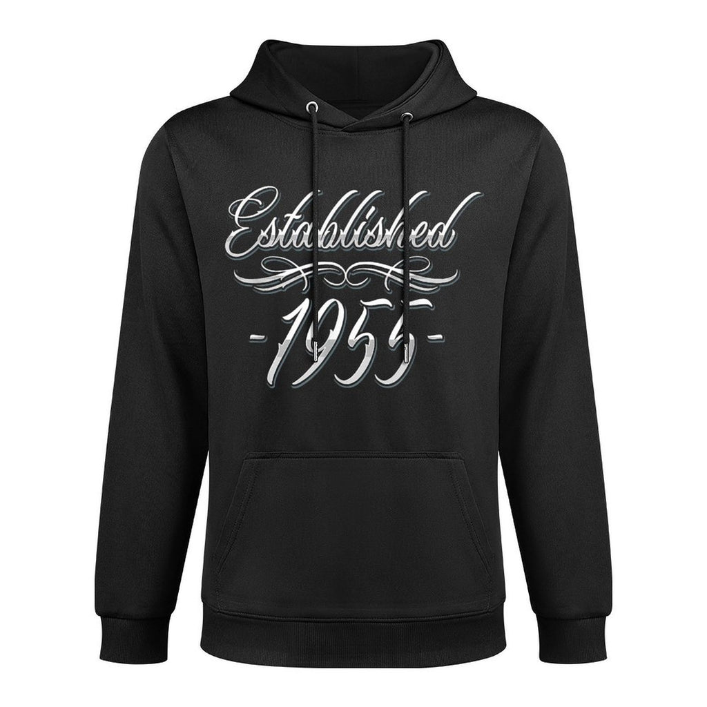 70 Year Old Birth Year Tattoo 70th Birthday Adjustable Hood Hoodie
