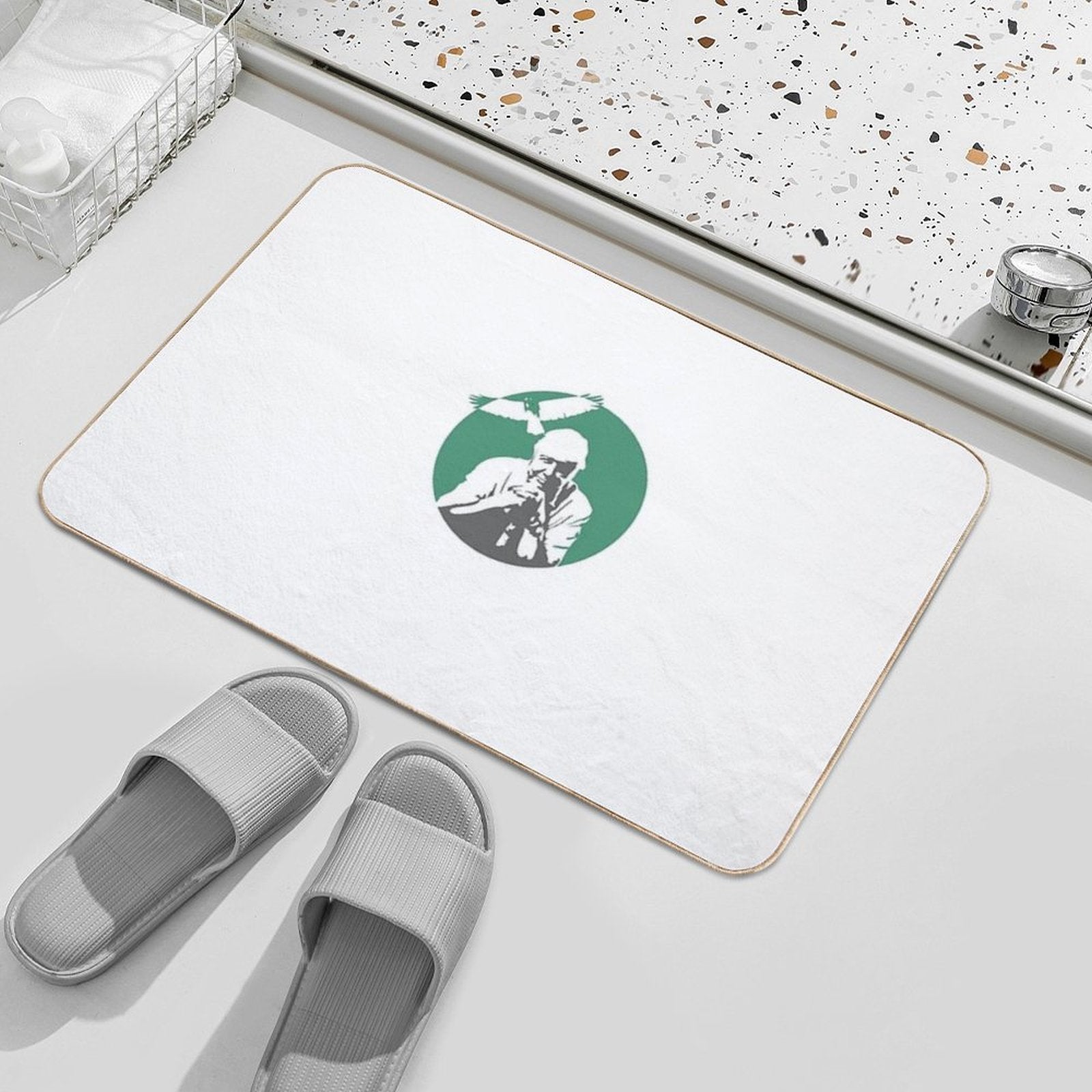 Sir David Attenborough  Toxin-Free Bath Mat