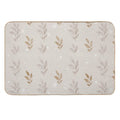 Gold Leaf Print  Toxin-Free Bath Mat