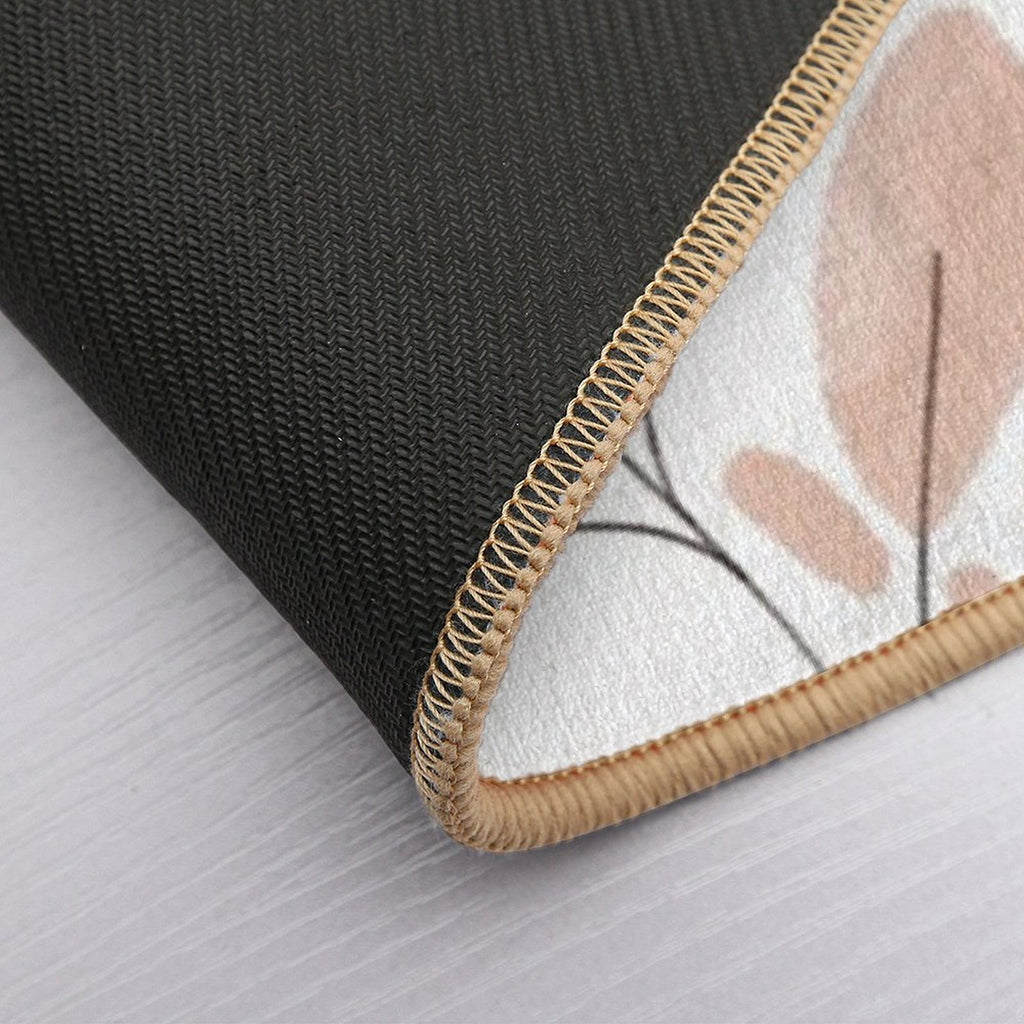 Peach Leaves  High-Traffic Bath Mat