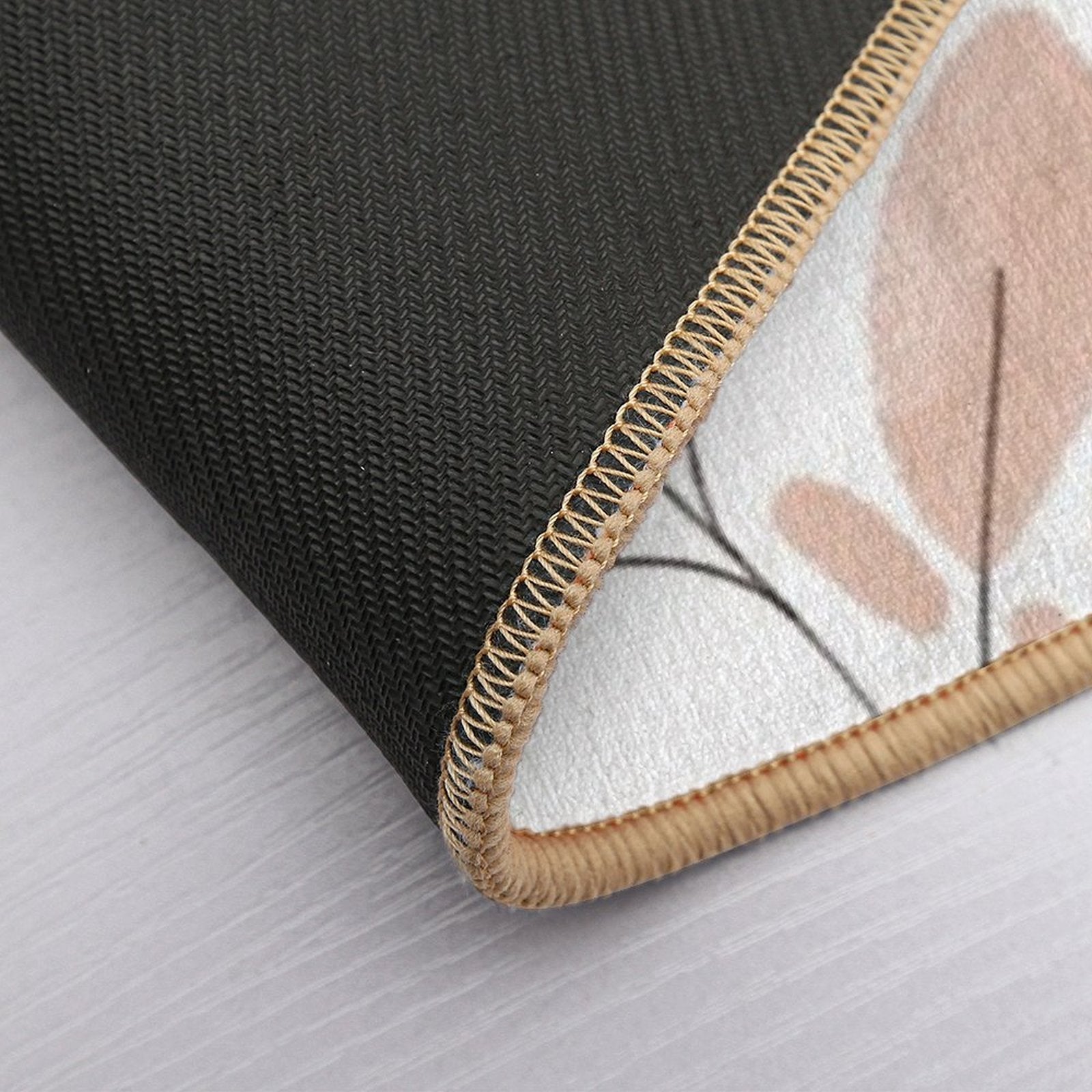 Peach Leaves  High-Traffic Bath Mat
