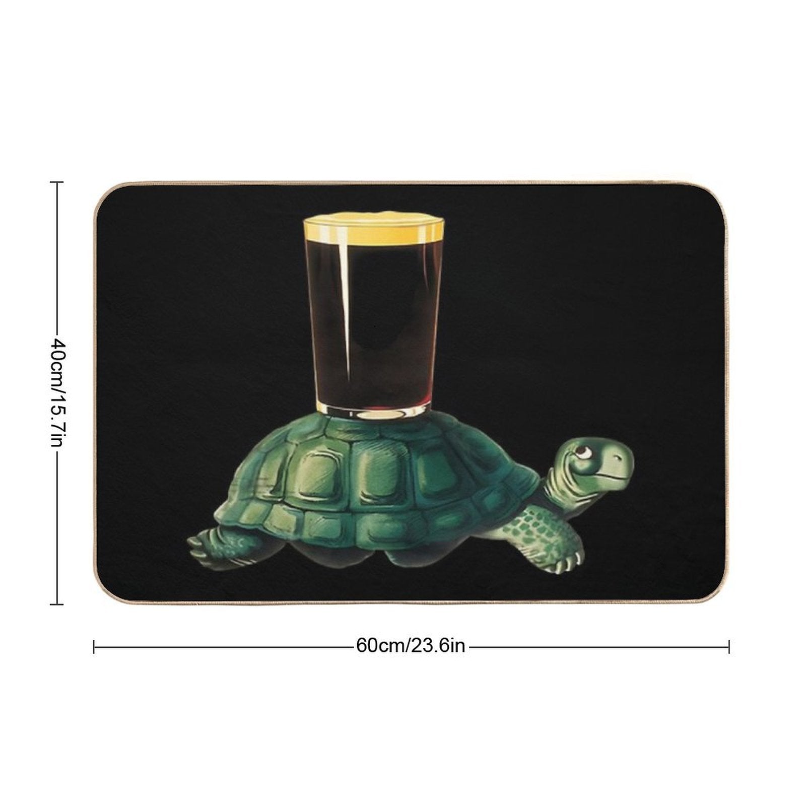 Guinness Turtle  Multi-Purpose Bath Mat
