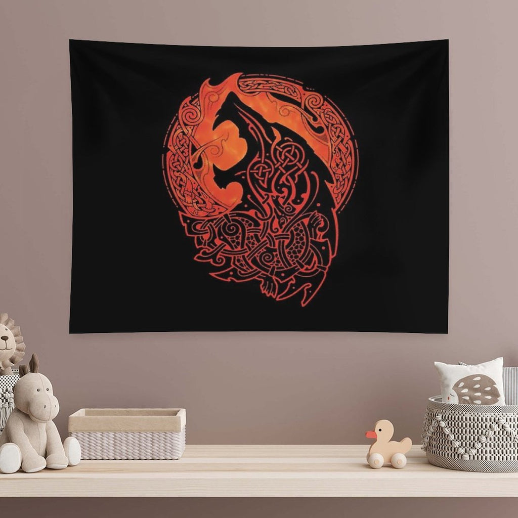 FENRIR. LOKI'S SON. Tapestry