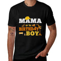 Mama Of The Birthday Boy Kid Construction Matching Family  Durable T-Shirt