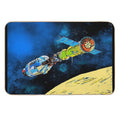 Space Mission Retro Pinball  Absorbent Bath Mat