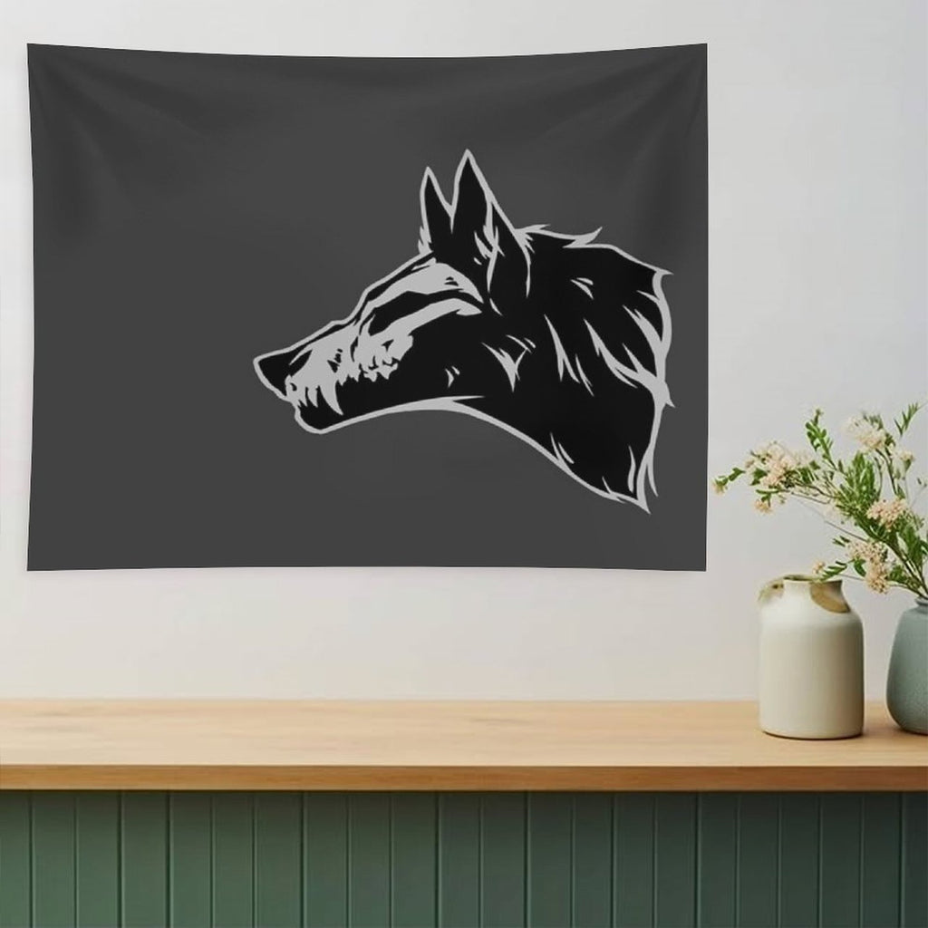Wolf Skull Tapestry