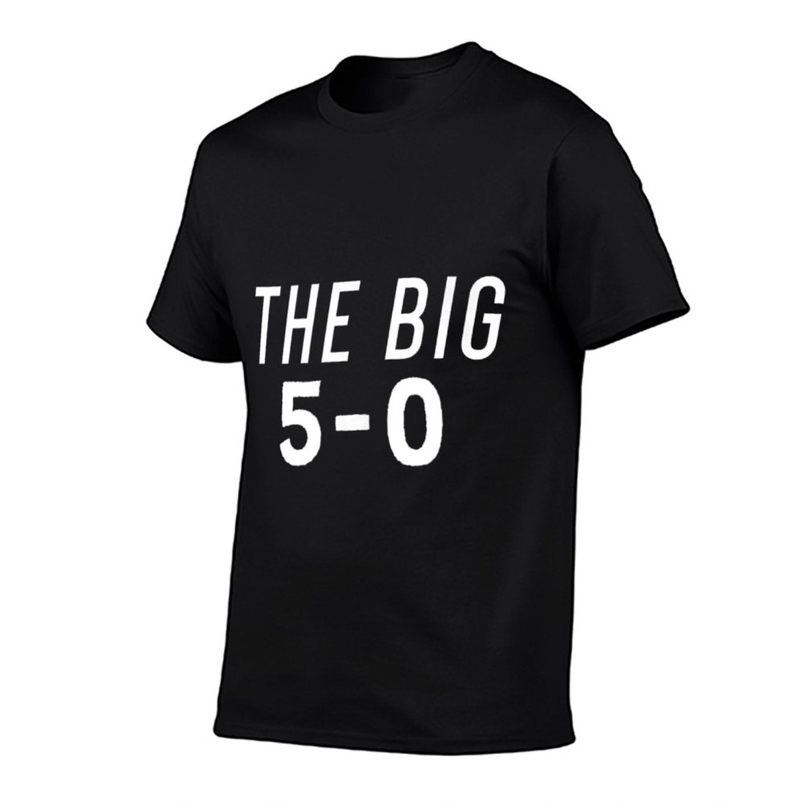 50th Birthday Gifts - The Big 5-0  Polyester Blend T-Shirt