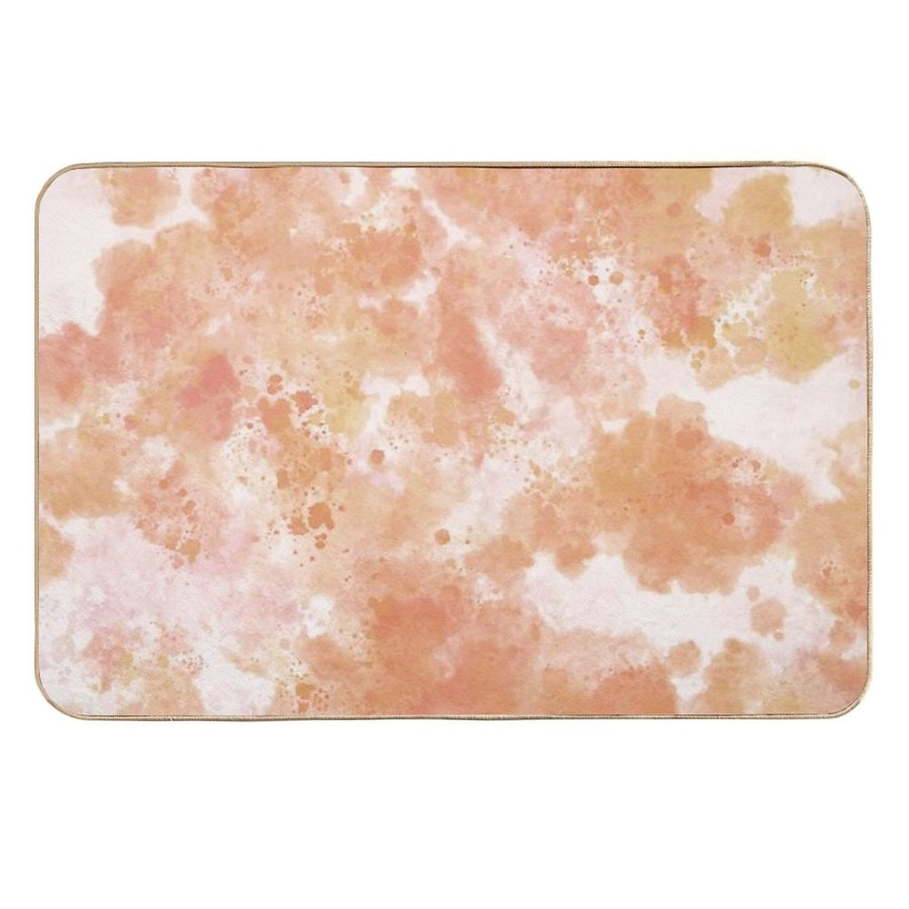 Boho Watercolor  Fade-Resistant Bath Mat