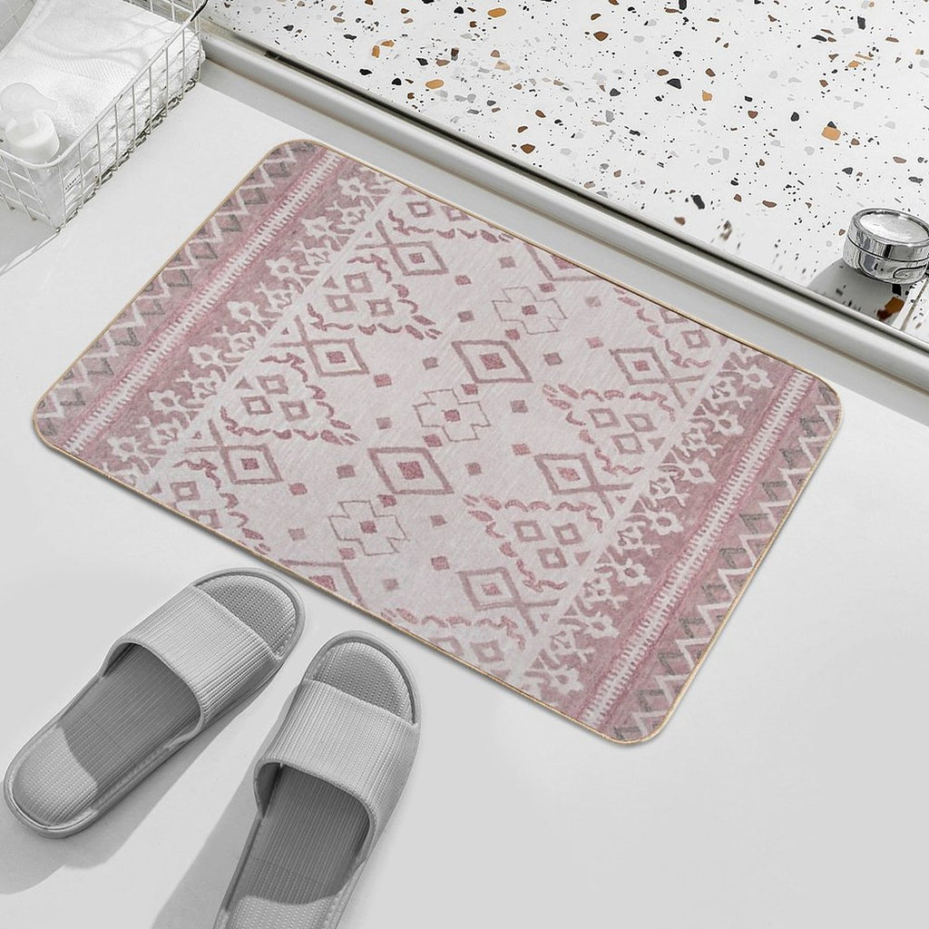 Bohemian Design Throw Pillow  Versatile Bath Mat