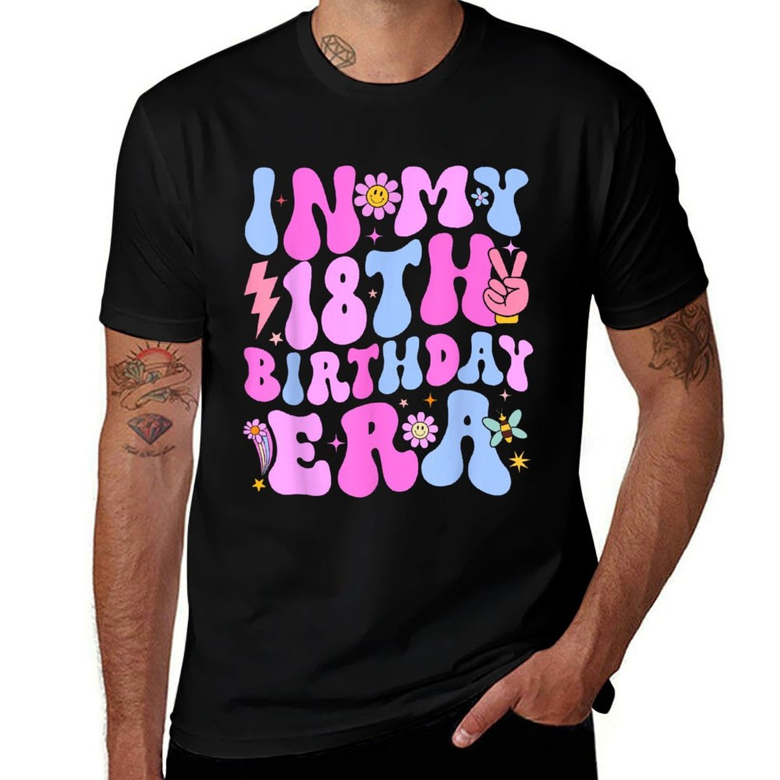 In My 18th Birthday Era Girl Boy 18 Years Old Birthday  Breathable T-Shirt