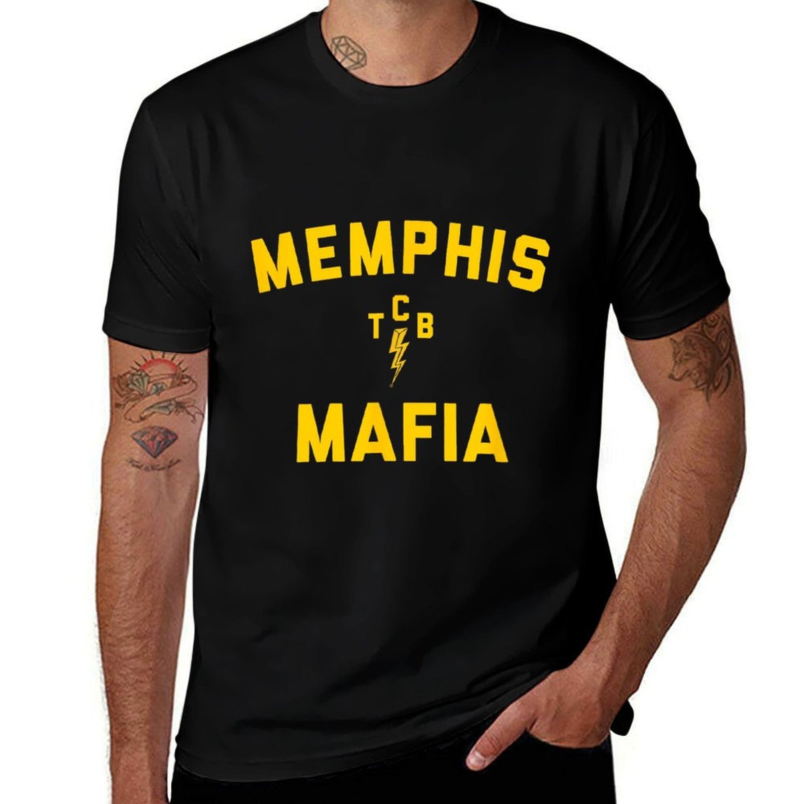 Memphis Tennessee, Classic Rock, Music, The 70s, Retro, TCB  Eco-friendly Material T-Shirt