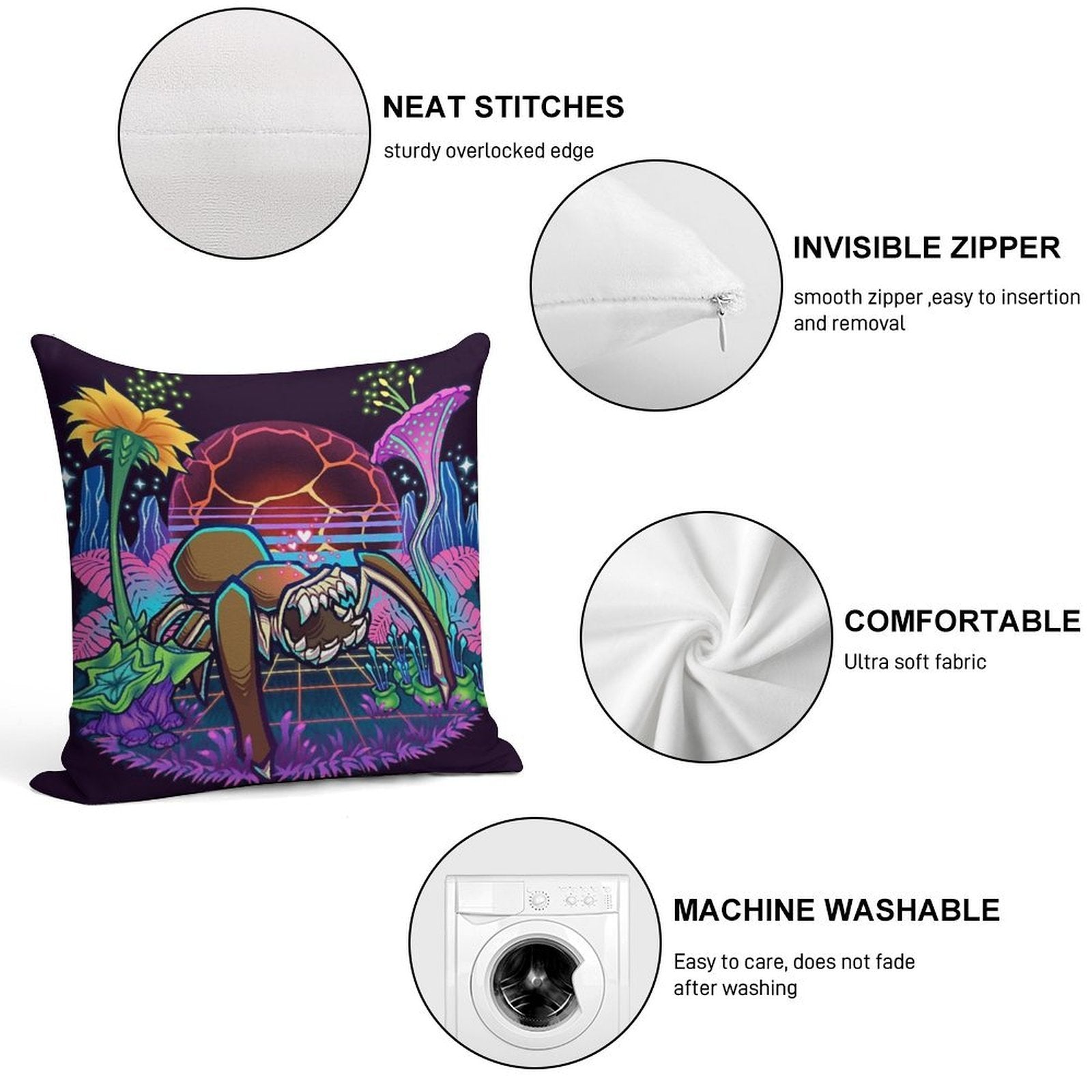 Believe In Steeve Soft Washable Throw Pillow