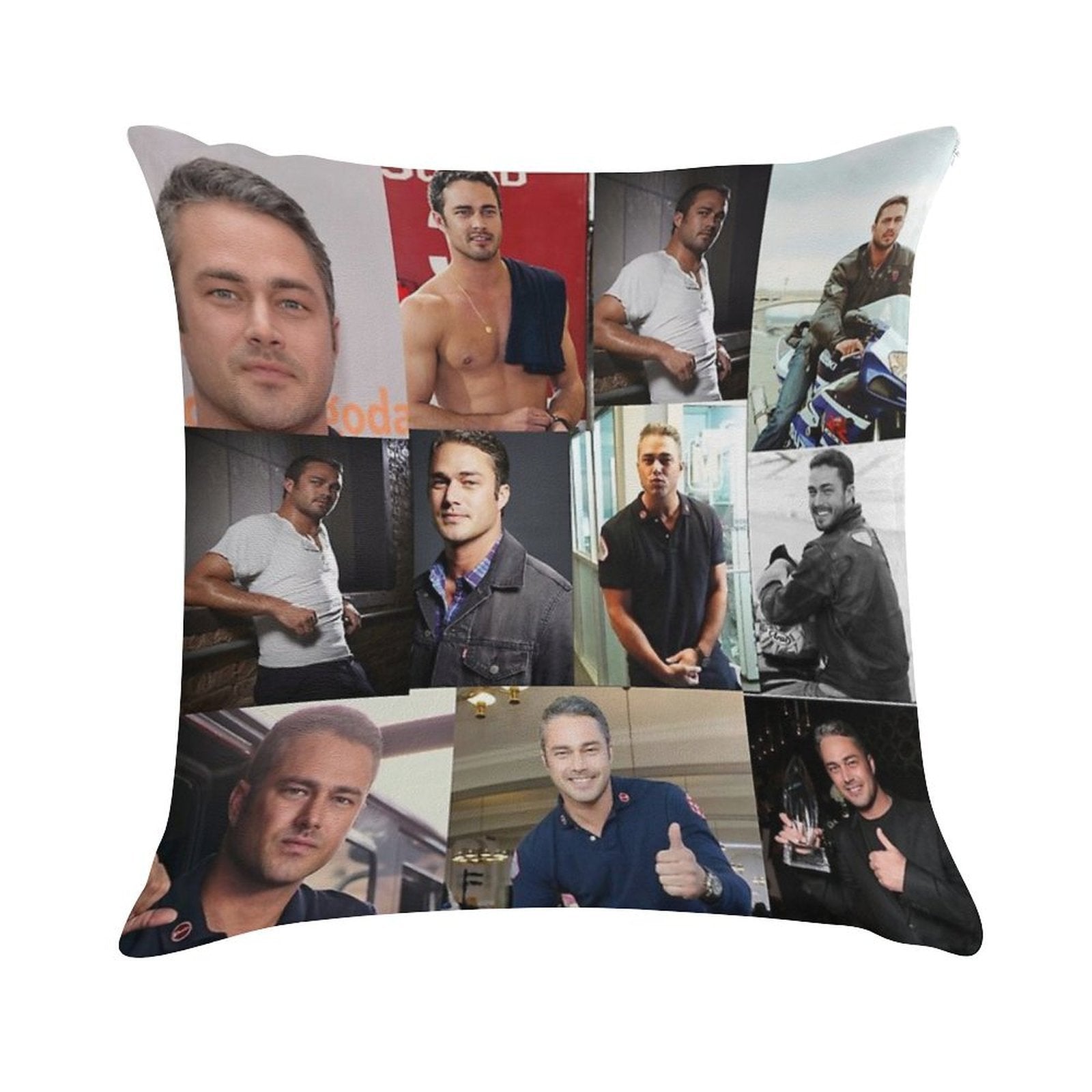 Taylor Kinney Or Kelly Severide Soft Multiple Sizes Throw Pillow