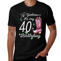 Yeehaw Its My 40th Birthday 40 Year Old Gift Country Cowgirl  Lightweight T-Shirt