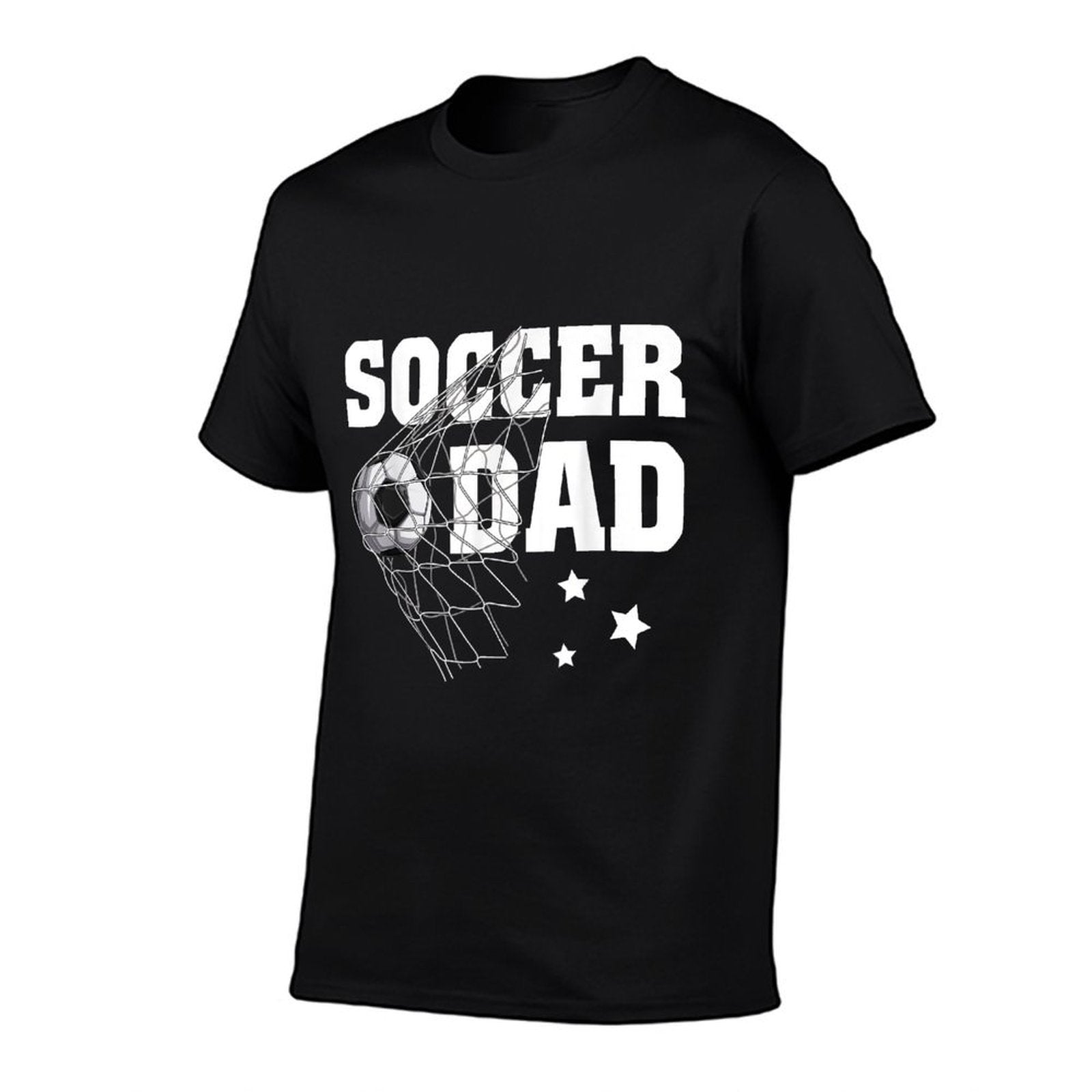 Funny Soccer Dad Daddy Soccer Sport Lover Fan Fathers Day  Heathered Texture T-Shirt