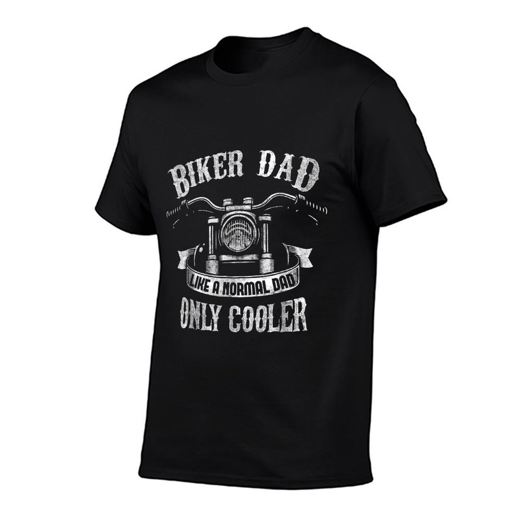 Biker Dad Like A Normal Dad Only Cooler Fathers Day  Vintage-inspired T-Shirt
