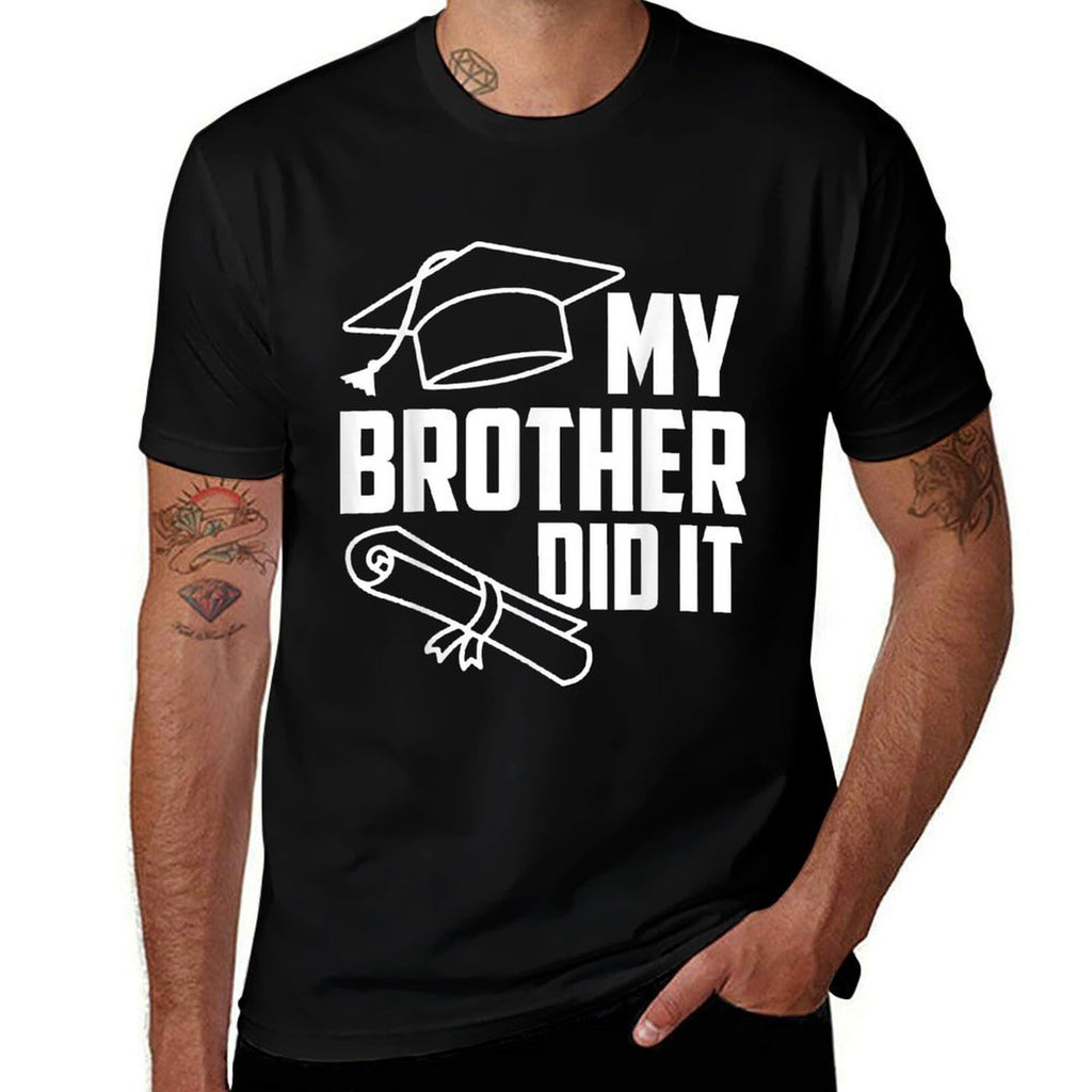 My BROTHER Did It Proud Family Graduation Day 2025 Match  Moisture-wicking T-Shirt