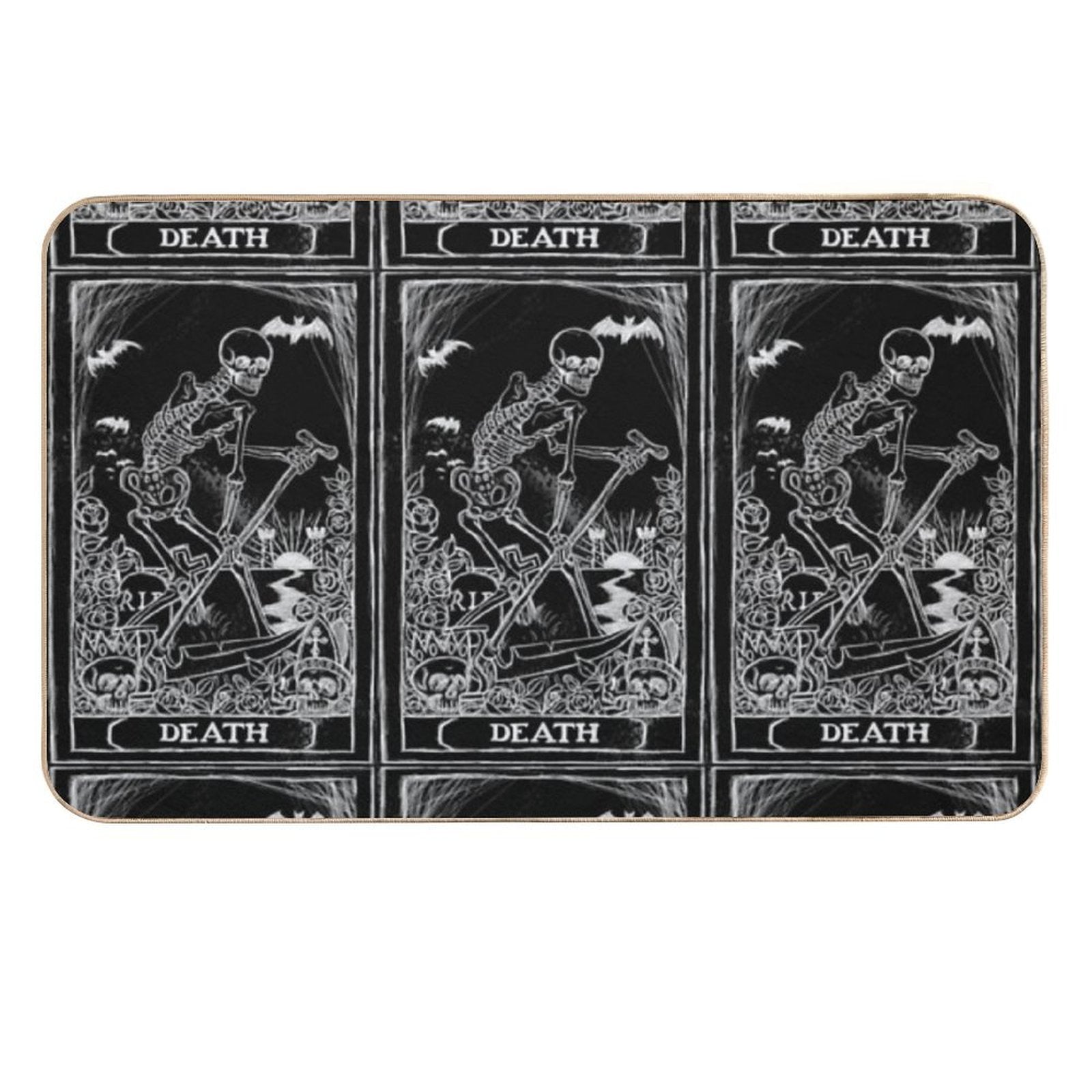 Death Card  Easy Maintenance Bath Mat