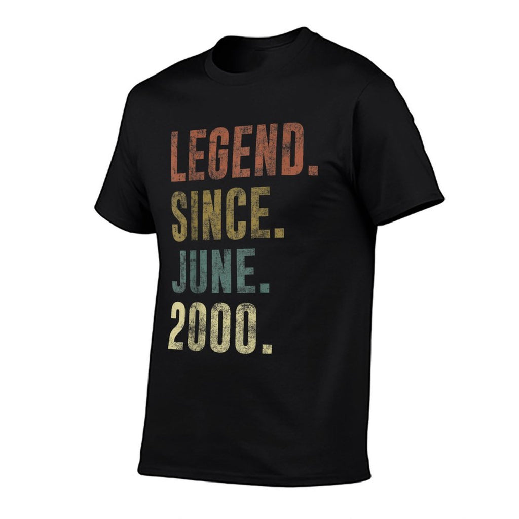 25th 2000 Birthday Vintage Legend Since June 2000  Soft T-Shirt