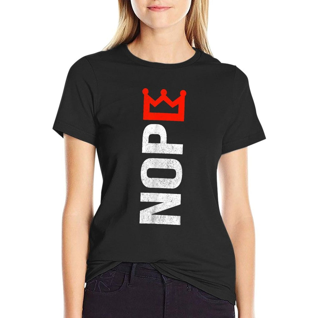 No Kings Protest Sign Vertical June 14th American USA  Cotton T-Shirt