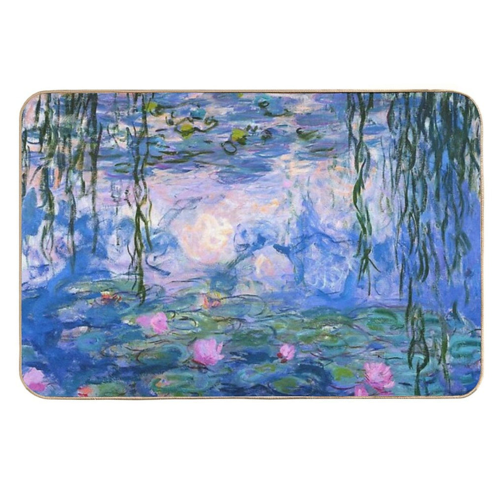 Water Lilies Monet  Toxin-Free Bath Mat