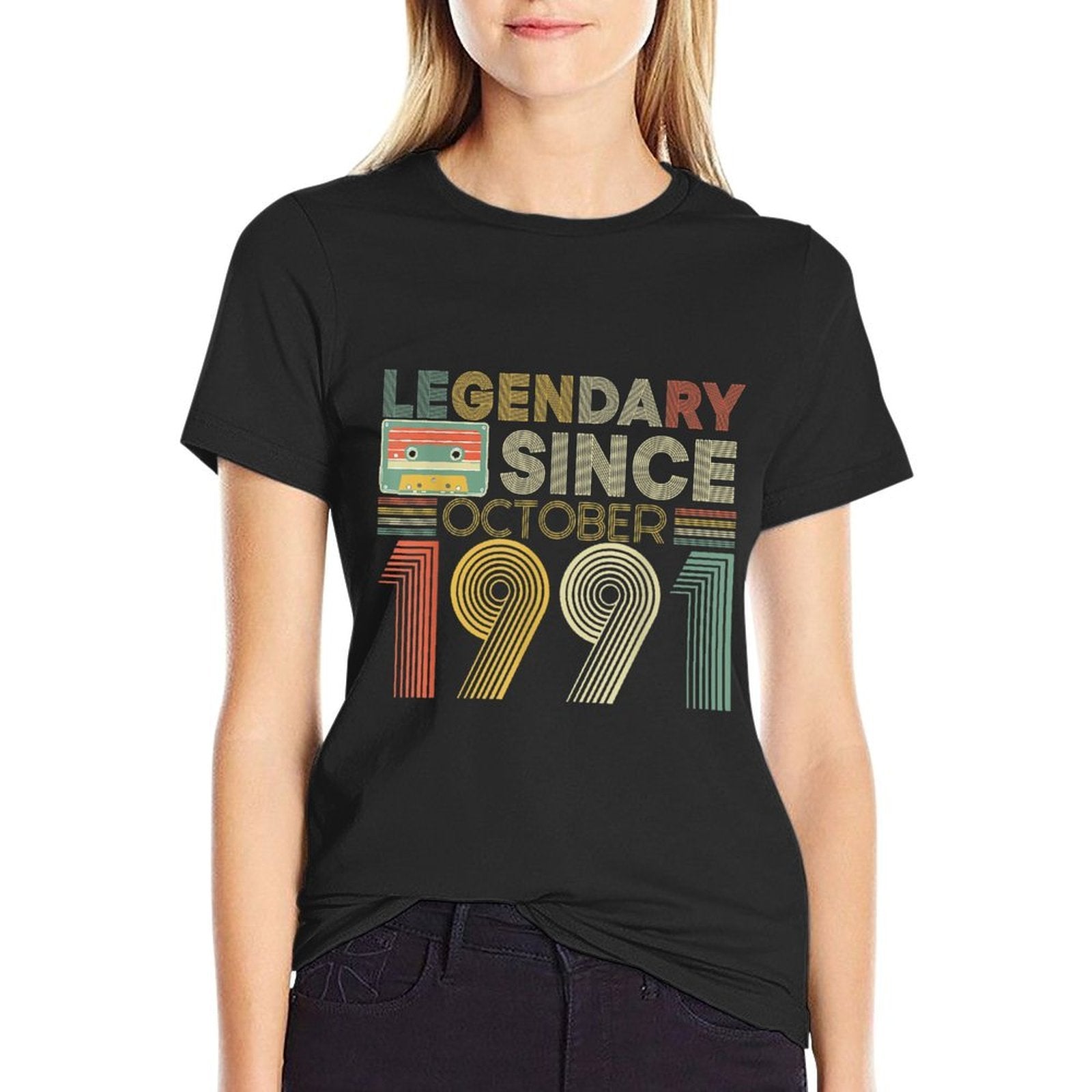 Legendary Since Tape Bday October 1991 30Th Birthday  Soft T-Shirt