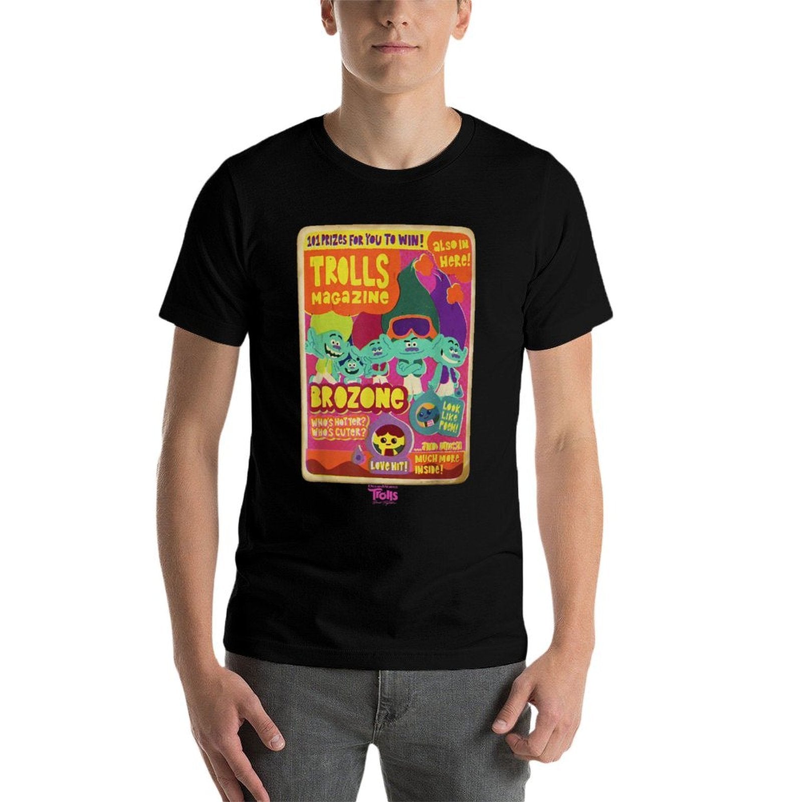 DreamWorks Trolls Band Together Brozone Magazine Cover  Stretchy T-Shirt