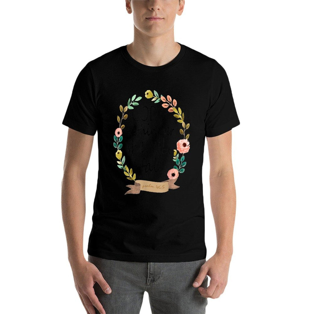 God Is Within Her She Will Not Fall Psalm 465  Vintage-inspired T-Shirt