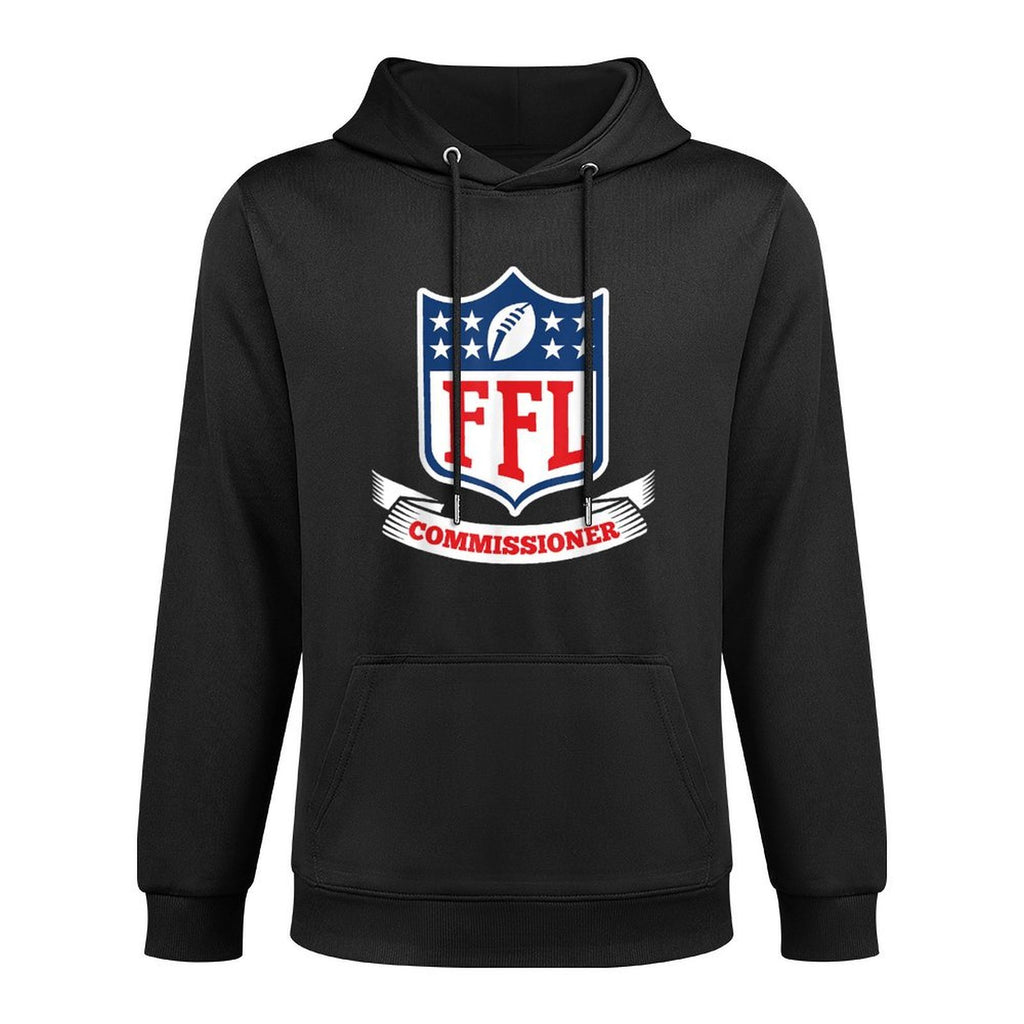 Draft Partys Fantasy Football League Commissioner FFL Commish Customizable Surface Hoodie