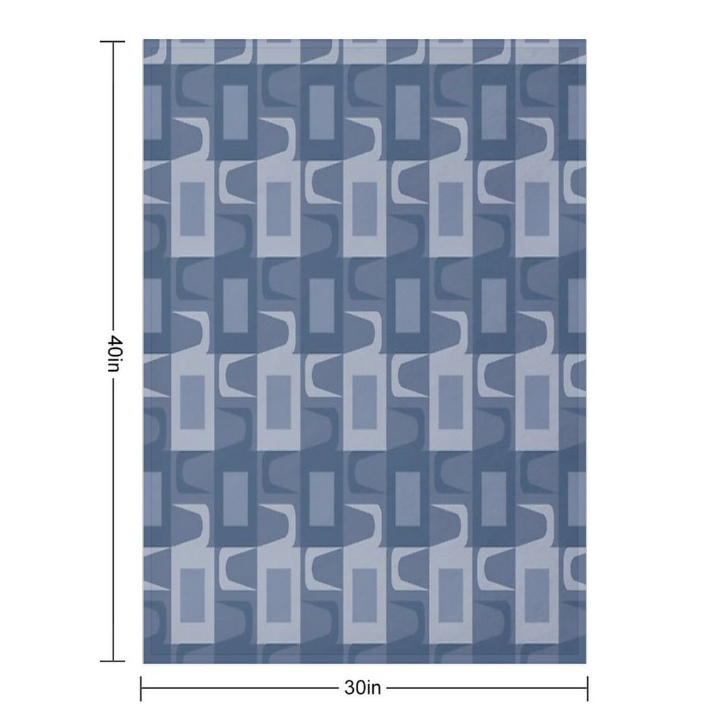 Mid Century Modern Pattern Premium Throw Blanket