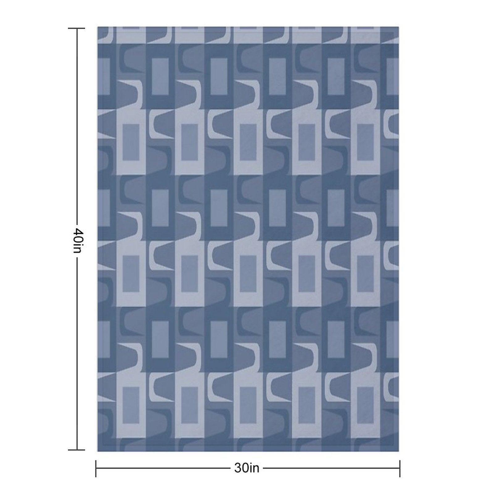 Mid Century Modern Pattern Premium Throw Blanket
