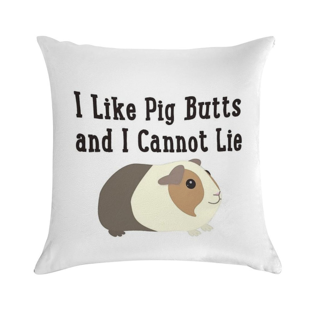 Guinea Pig Butts Soft Gift Ready Throw Pillow