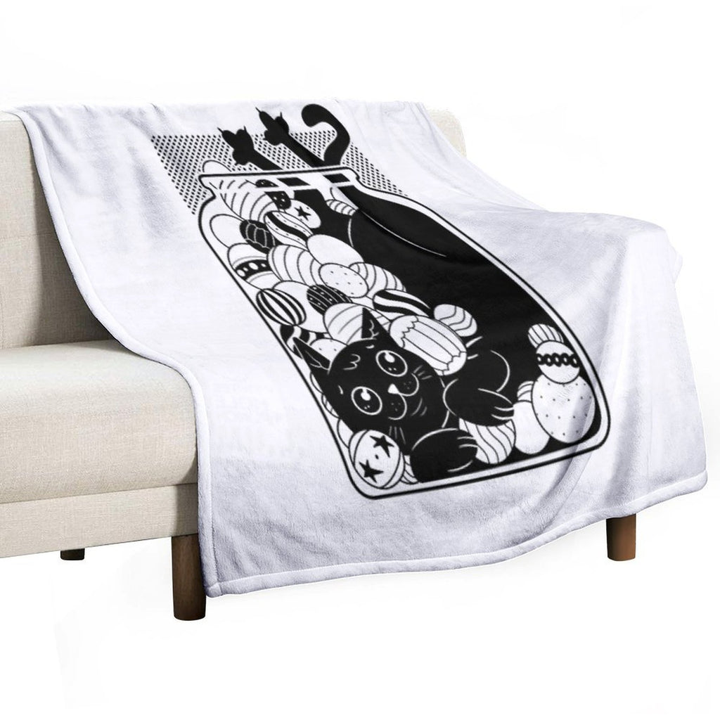 Jingle Cat All-season Throw Blanket